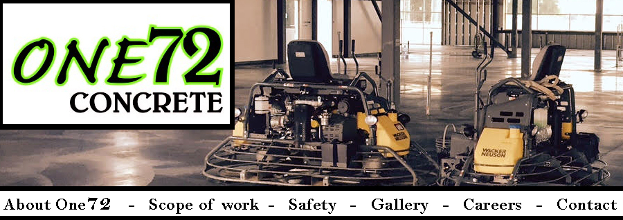 ONE 72 Concrete. - FLATWORK SPECIALISTS